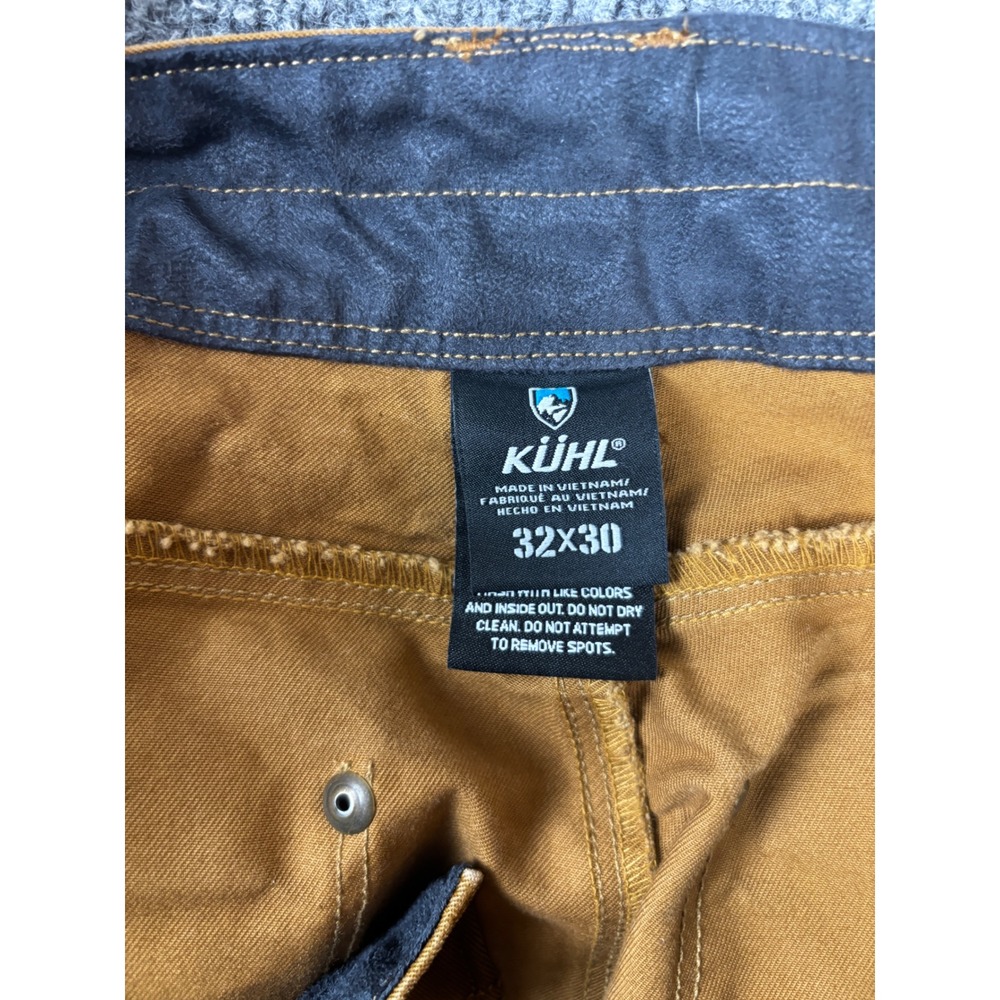 Kuhl Knee Pants Men's 33x28 Brown Free Rydr Tapered Articulated Gorpcore - Picture 2 of 7